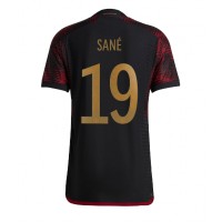 Camiseta Alemania Leroy Sane #19 Segunda Equipación Replica Mundial 2022 mangas cortas